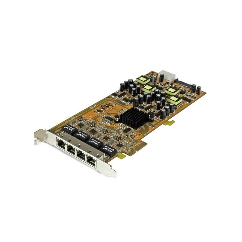 4 Port Gigabit Power over Ethernet PCI Express Netzwerkkarte - PSE / PoE PCIe...