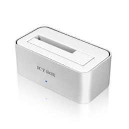 ICY BOX IB-111StU3-Wh USB 3.2 Gen 1 (3.1 Gen 1) Type-A Argento, Bianco