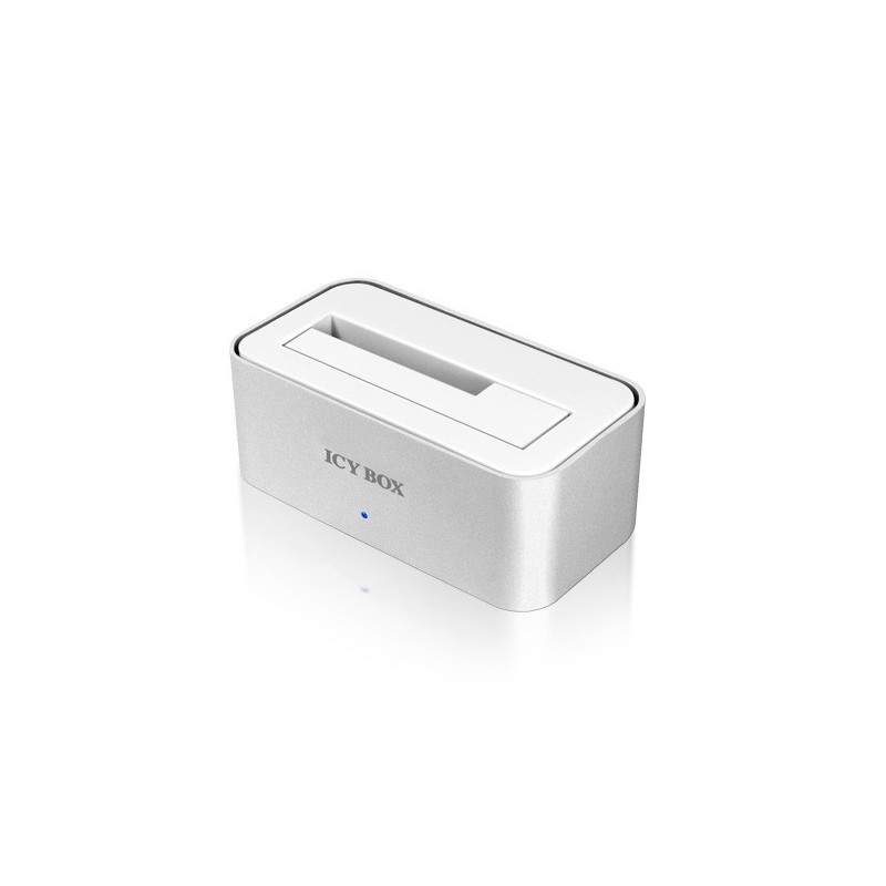 ICY BOX IB-111StU3-Wh USB 3.2 Gen 1 (3.1 Gen 1) Type-A Argento, Bianco