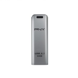 PNY FD64GESTEEL31G-EF unità flash USB 64 GB 3.2 Gen 1 (3.1 Gen 1) Acciaio inossidabile