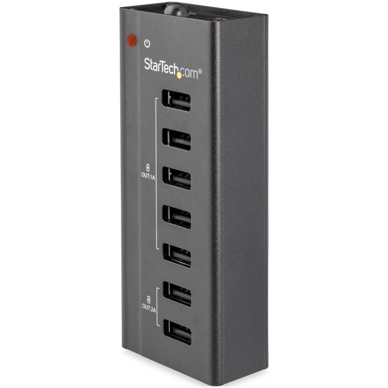 ST7C51224EU USB Ladestation (7 Ports, 5x 1A Ports & 2x 2A Ports, Standalone, ...