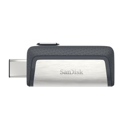 SanDisk Drive USB Ganda Ultra Tipe-C 256 GB unità flash USB USB Type-A   USB Type-C 3.2 Gen 1 (3.1 Gen 1) Grigio, Argento