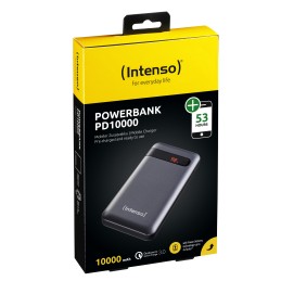 Intenso PD10000 Polimeri di litio (LiPo) 10000 mAh Antracite