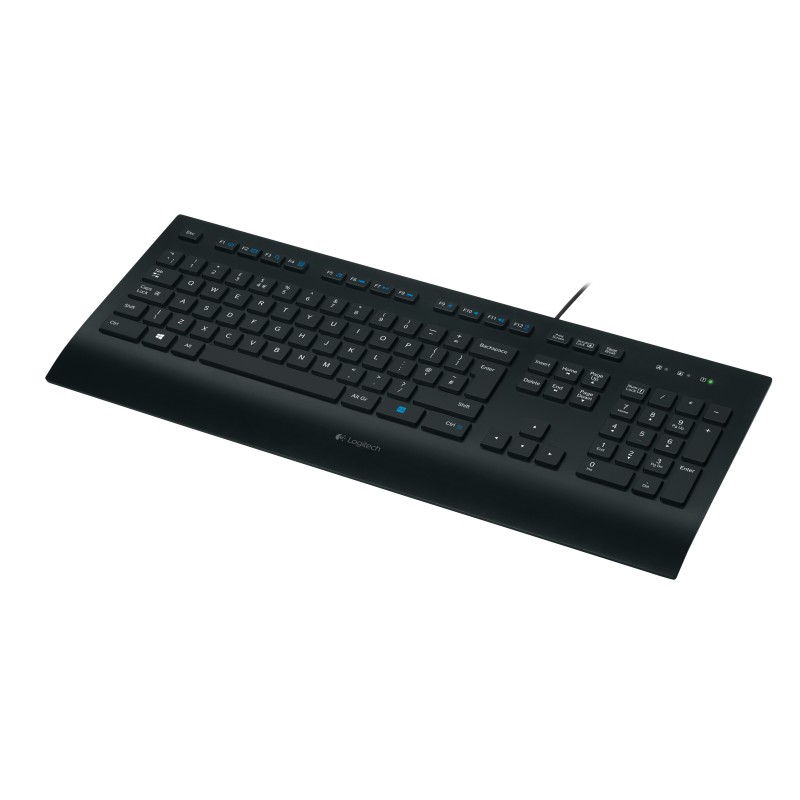 Logitech K280e Kabelgebee Tastiera Dunkelgrau Bulk 920-005211