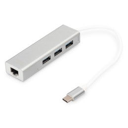 Digitus Hub USB Type-C™ 3.0 con Gigabit Ethernet