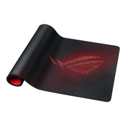 ASUS ROG Sheath Tappetino per mouse per gioco da computer Nero, Rosso