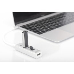 Digitus Hub a 3 porte USB Type-C™ OTG + Lettore di carte