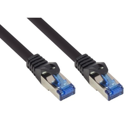 Alcasa 8060-SF003S cavo di rete Nero 0,25 m Cat6a S FTP (S-STP)