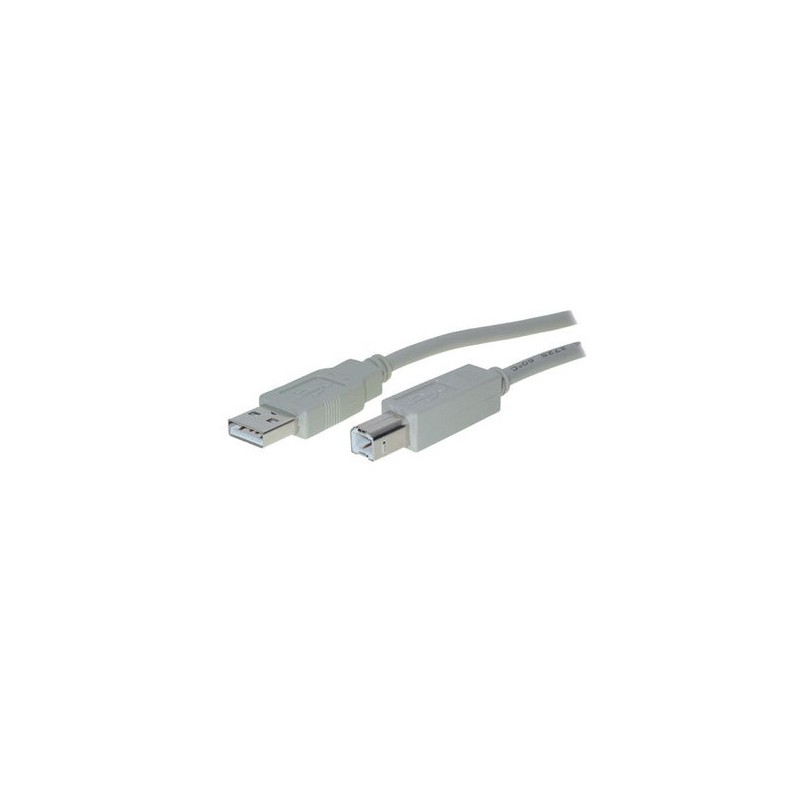 S CONN 3m USB 2.0 A - USB 2.0 B cavo USB USB A USB B Grigio