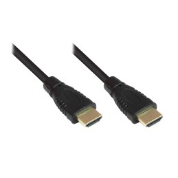Alcasa 2m 2xHDMI cavo HDMI HDMI tipo A (Standard) Nero