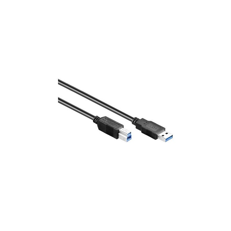 Good Connections USB 3.0 Anschlusskabel 0,5m St. A a St. B Nero