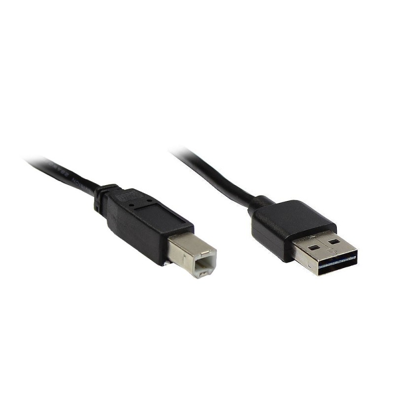 Good Connections USB 2.0 Anschlusskabel 2m A-B Stecker Nero