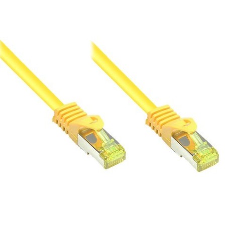 Alcasa 8070R-003Y cavo di rete Giallo 0,25 m Cat7 S FTP (S-STP)