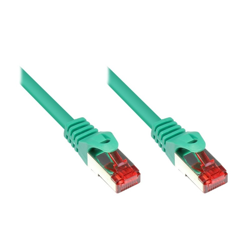 Alcasa S FTP Cat6 1.5m cavo di rete Verde 1,5 m S FTP (S-STP)