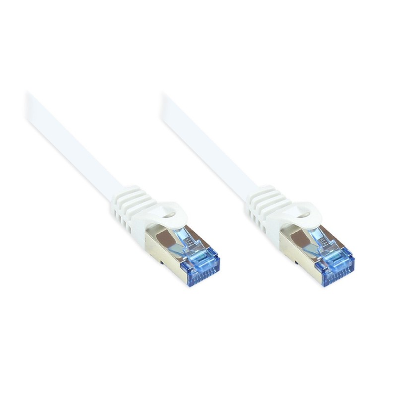Alcasa Cat6a 15m cavo di rete Bianco S FTP (S-STP)