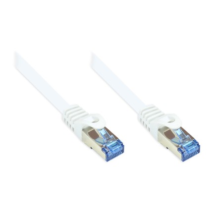 Alcasa Cat6a 15m cavo di rete Bianco S FTP (S-STP)