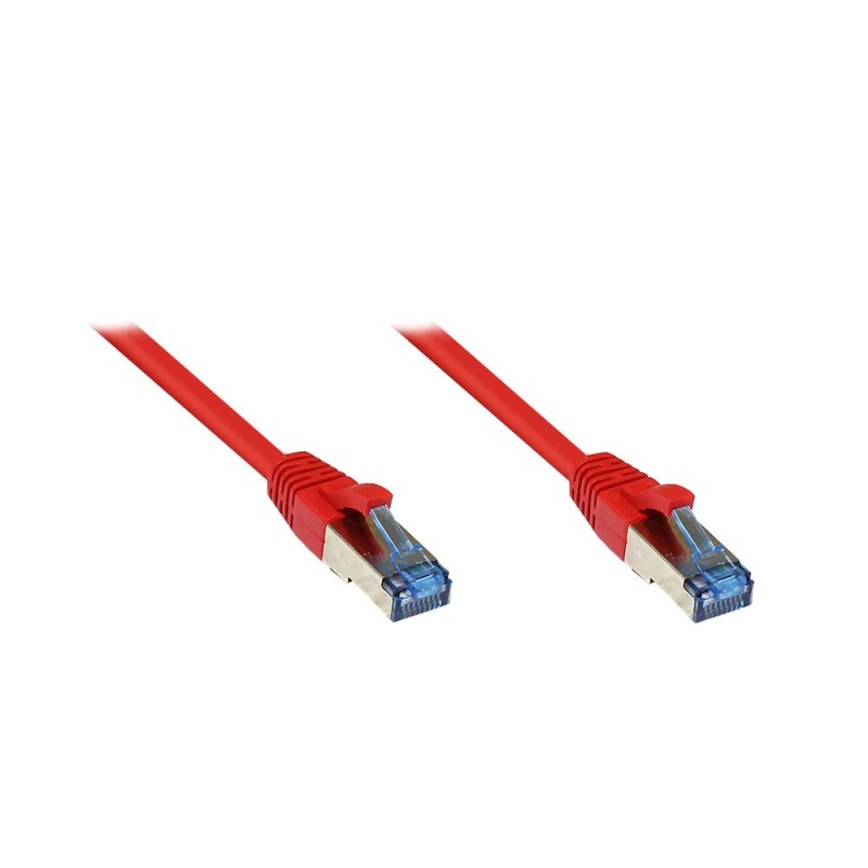 Alcasa 8060-H050R cavo di rete Rosso 5 m Cat6a S FTP (S-STP)