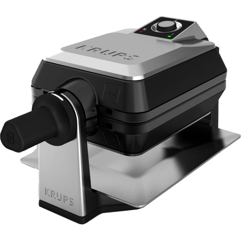 Krups F DD9 5D Waffeleisen Professional Edelstahl Nero