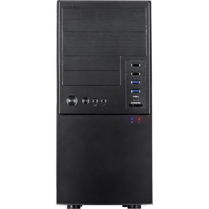 InterTech Micro Tower Gehäuse IT-6865 Nero 2xUSB 3.0