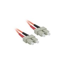 C2G 3m SC SC LSZH Duplex 62.5 125 Multimode Fibre Patch Cable cavo InfiniBand e in fibra ottica Arancione
