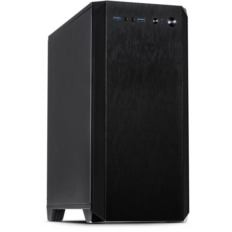 InterTech Micro Tower ATX Gehäuse H-606 Nero gedämmt