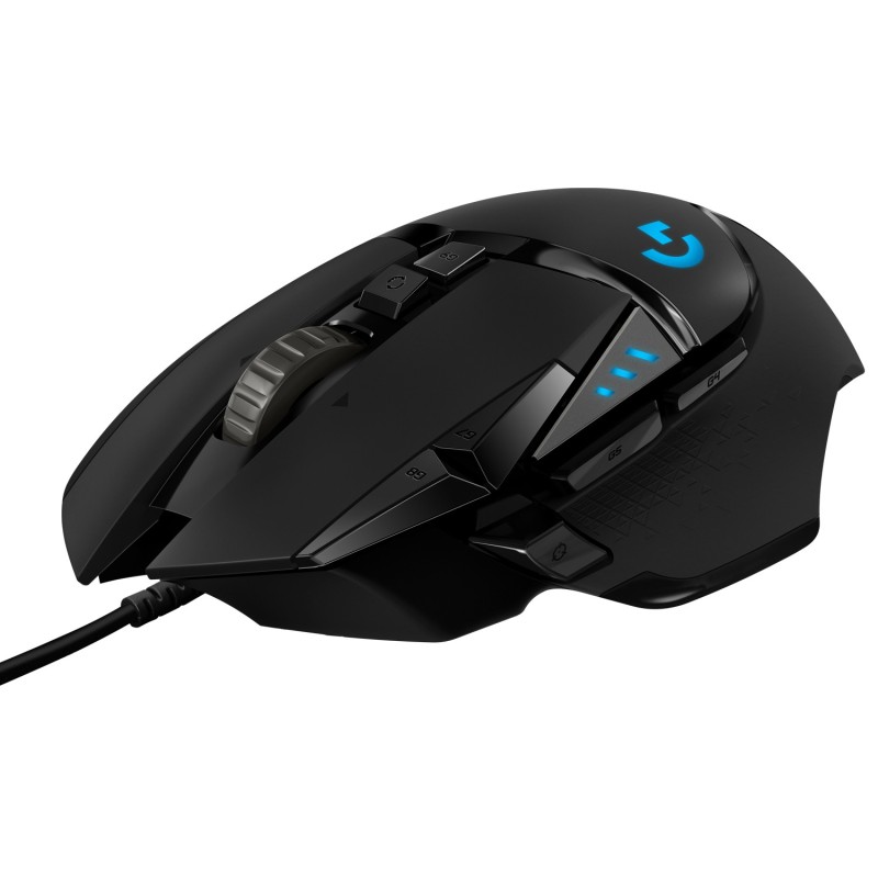 Logitech G G502 Hero mouse Mano destra USB tipo A Ottico 25600 DPI