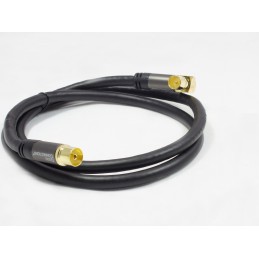 Alcasa GC-M2075 cavo coassiale RG-6 5 m IEC coax Nero