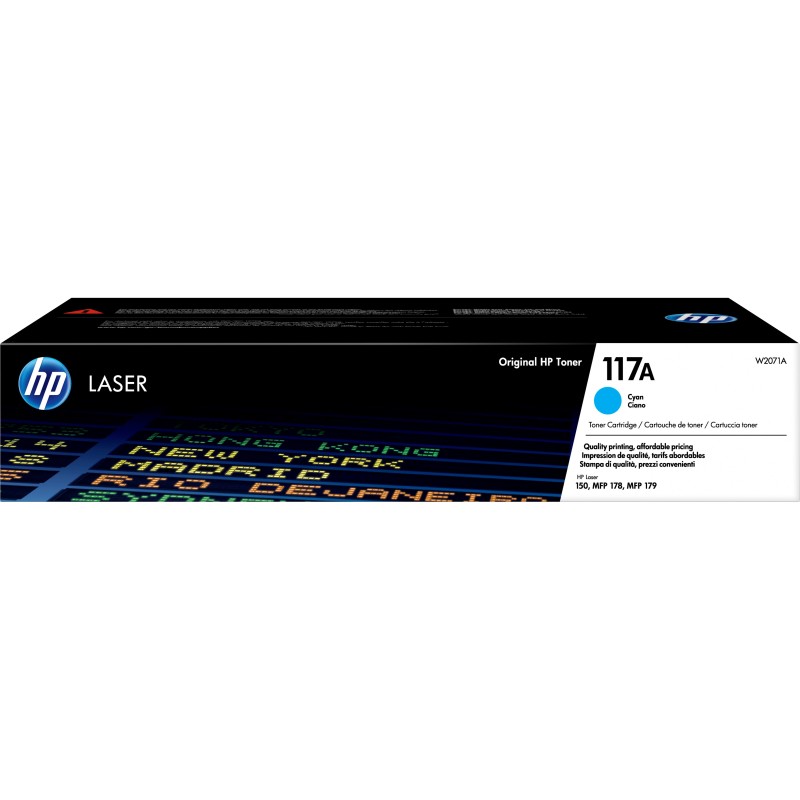 HP W2071A / 117A Original Toner Cyan für ca. 700 Seiten