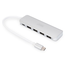 Digitus Hub USB Type-C™ a 4 porte (USB 3.0) + PD