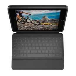 Logitech Rugged Folio Grafite Smart Connector QWERTZ Tedesco