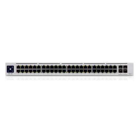 Ubiquiti UniFi Pro 48-Port PoE Gestito L2 L3 Gigabit Ethernet (10 100 1000) Supporto Power over Ethernet (PoE) 1U Argento