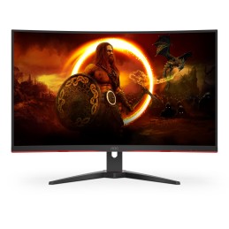 AOC G2 C32G2ZE BK Monitor PC 80 cm (31.5") 1920 x 1080 Pixel Full HD LED Nero, Rosso