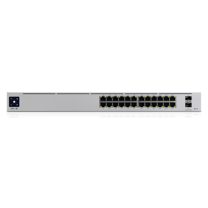 Ubiquiti UniFi Pro 24-Port PoE Gestito L2 L3 Gigabit Ethernet (10 100 1000) Supporto Power over Ethernet (PoE) 1U Argento