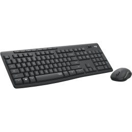 Logitech MK295 Silent Wireless Combo tastiera Mouse incluso USB QWERTZ Tedesco Grafite