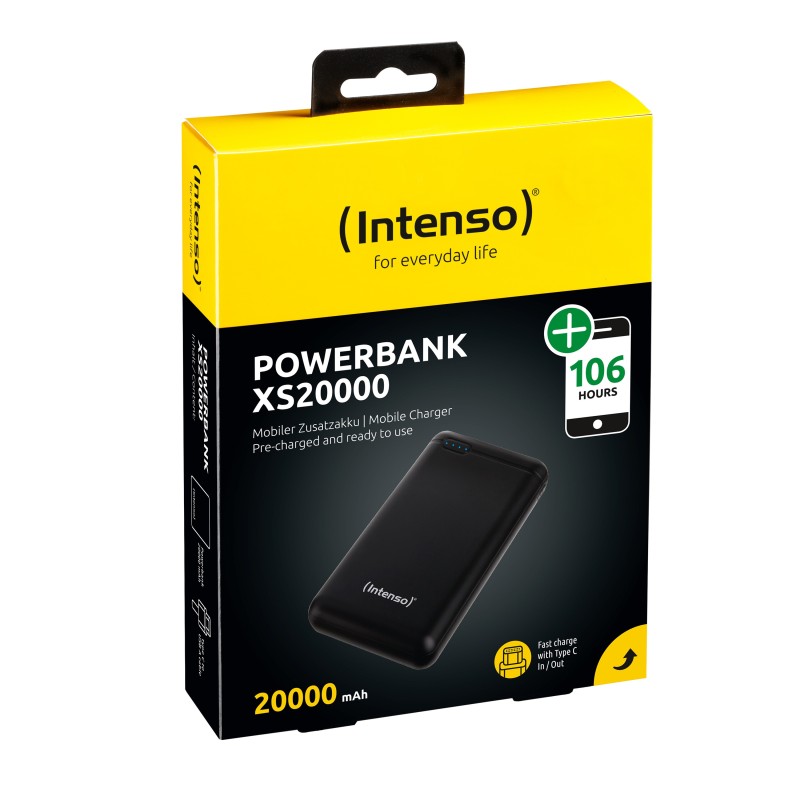 Intenso mobiles Ladegerät Powerbank XS20000 schwarz