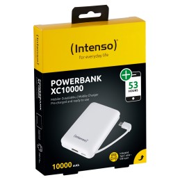 Intenso XC10000 Polimeri di litio (LiPo) 10000 mAh Bianco