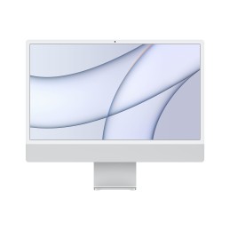Apple iMac Apple M M1 61 cm (24") 4480 x 2520 Pixel PC All-in-one 8 GB 512 GB SSD macOS Big Sur Wi-Fi 6 (802.11ax) Argento
