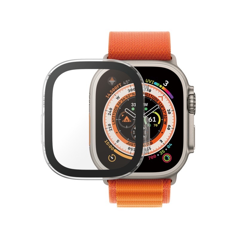 PanzerGlass Apple Watch Full Body Case D30 Trasparente Vetro temperato, Polietilene tereftalato (PET)