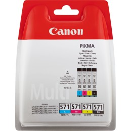 Canon Confezione multipla di cartucce d'inchiostro CLI-571 BK C M Y
