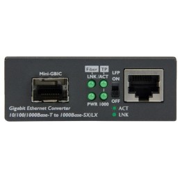 StarTech.com Convertitore multimediale Gigabit Ethernet a Fibra con slot SFP aperto 10 100 1000