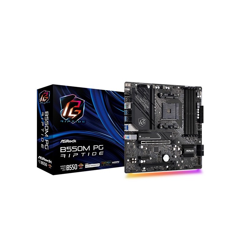 Asrock B550M PG Riptide AMD B550 Socket AM4 micro ATX