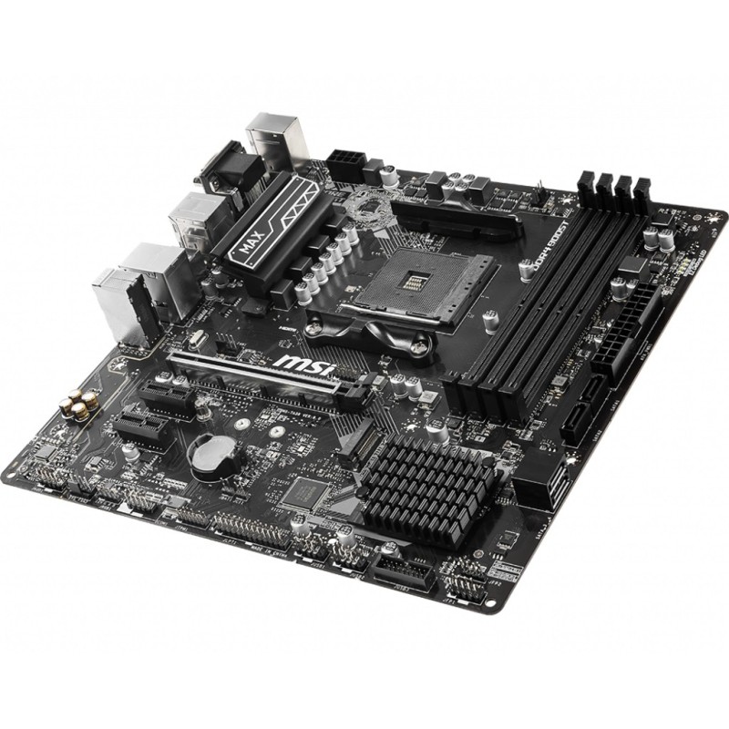 B450M PRO-VDH MAX - Motherboard - micro ATX - Socket AM4 - AMD B450 Chipsatz ...