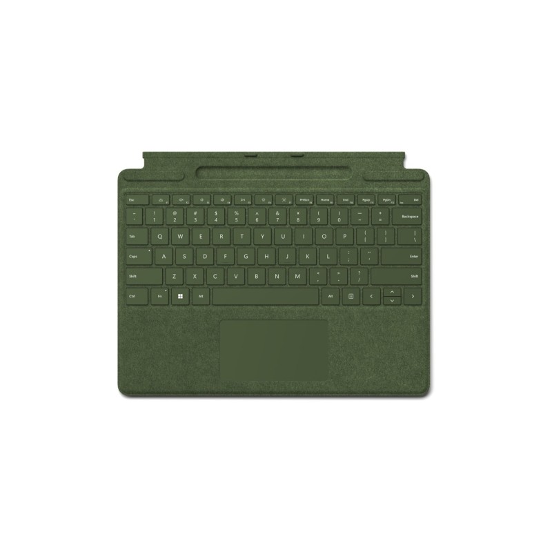 Microsoft Surface 8XA-00125 tastiera per dispositivo mobile Verde Microsoft Cover port QWERTZ Tedesco