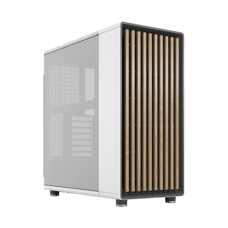 Fractal Design North Chalk White Gaming Gehäuse Mesh Seitenfenster