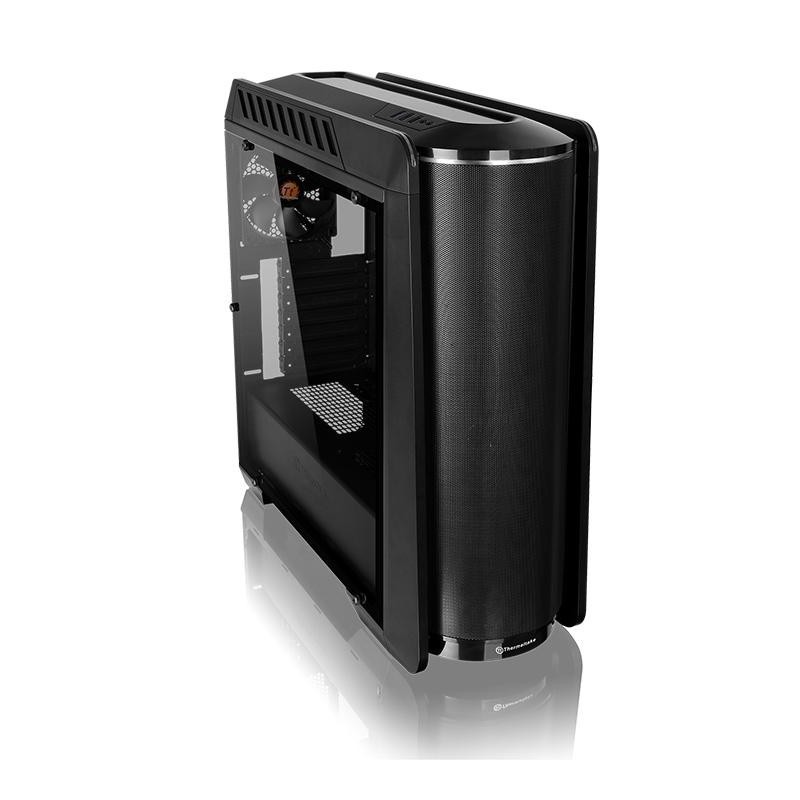 Thermaltake Versa C24 RGB Midi-Tower ATX Gehäuse schwarz, mit Sichtfenster