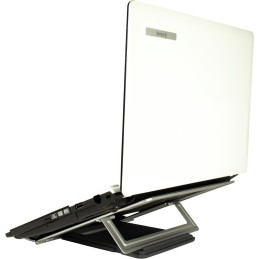 Inter-Tech NBS-100 Supporto per computer portatile Nero, Argento