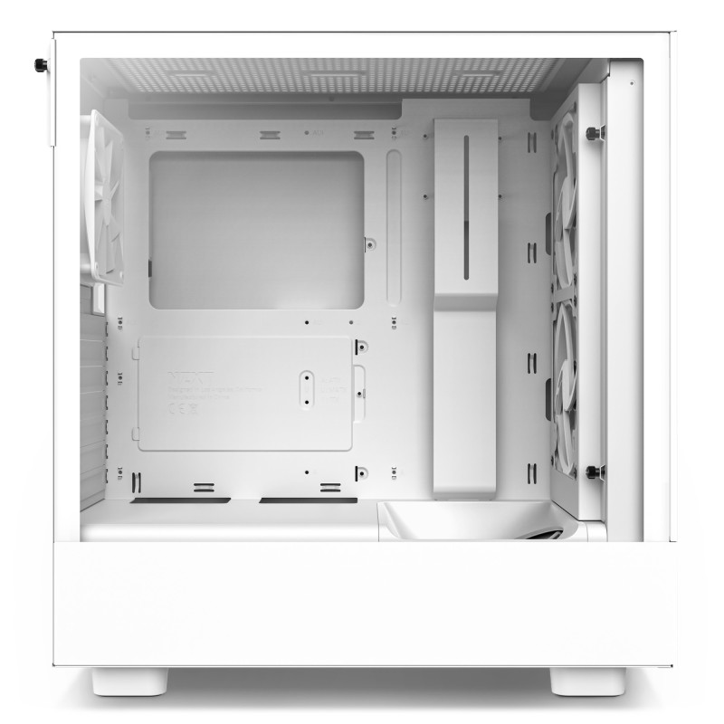 NZXT H5 Flow Midi Tower ATX Gehäuse weiss mit Sichtfenster