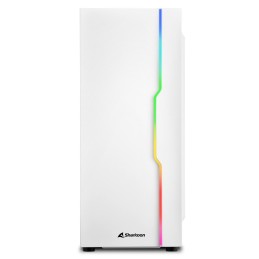 Sharkoon RGB Slider Midi Tower Bianco