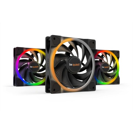 be quiet! Light Wings | 120mm PWM Triple Pack high-speed Case per computer Ventilatore 12 cm Nero 3 pz