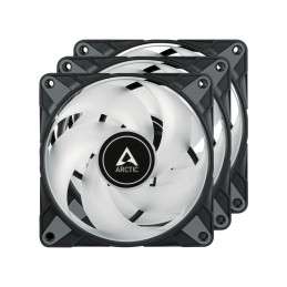 ARCTIC P12 PWM PST A-RGB 0dB Case per computer Ventilatore 12 cm Nero, Bianco 3 pz